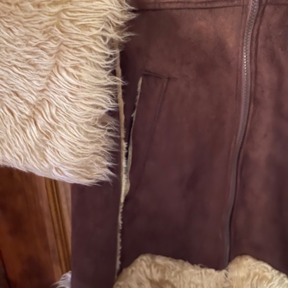 HAWKE & CO. FAUX SHEARLING WINTER COAT XL - Picture 3 of 5